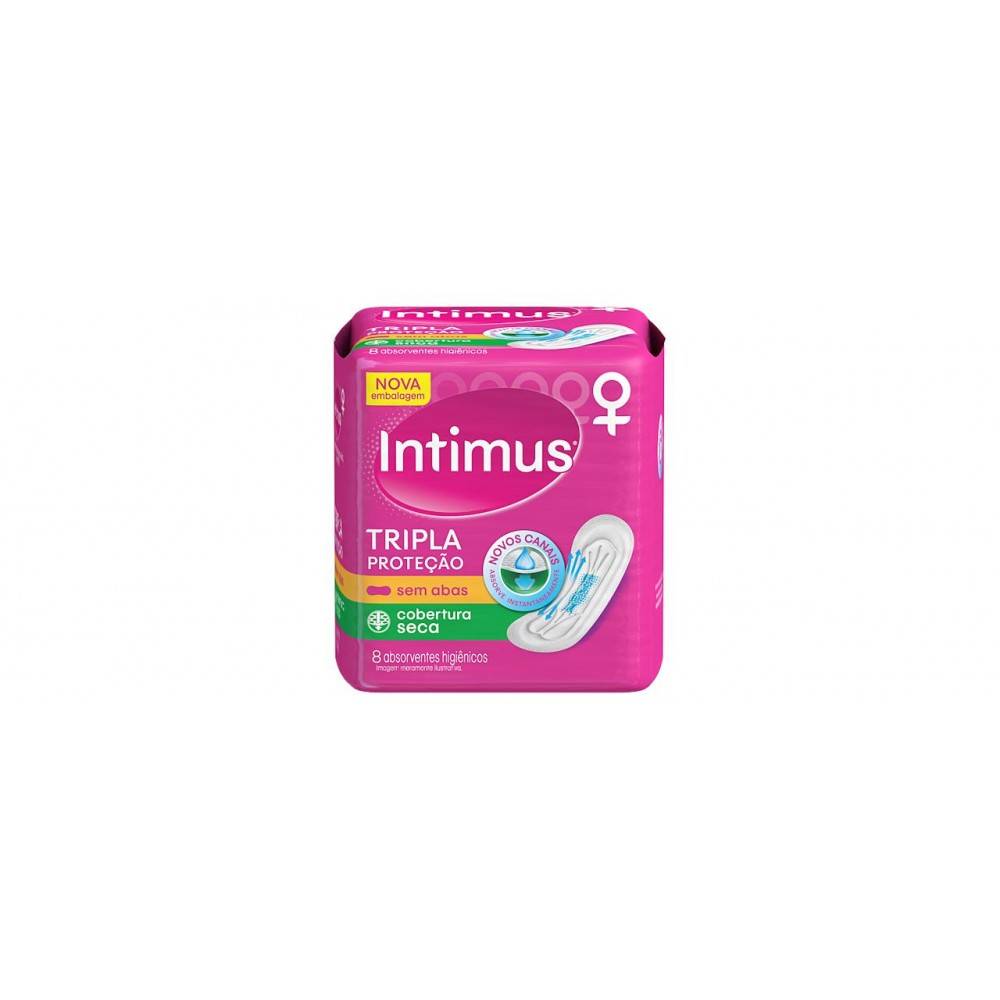 imagem de ABS INTIMUS GEL SECA  S ABAS TRIPLA C/ 8