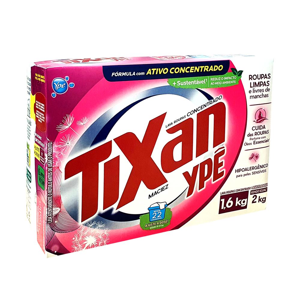 imagem de SABAO PO TIXAN 1,6KG MACIEZ CAIXA