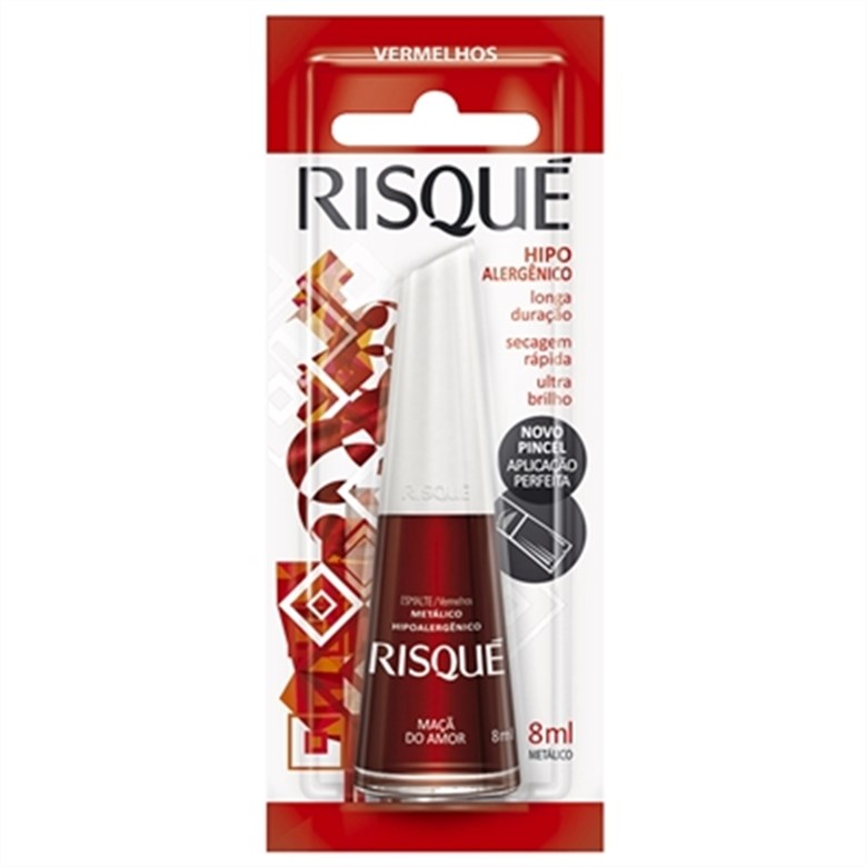 imagem de ESMALTE RISQUE 8ML MACA DO AMOR