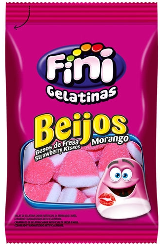 imagem de BALA DE GELATINA FINI 15G BJ DE MORANGO