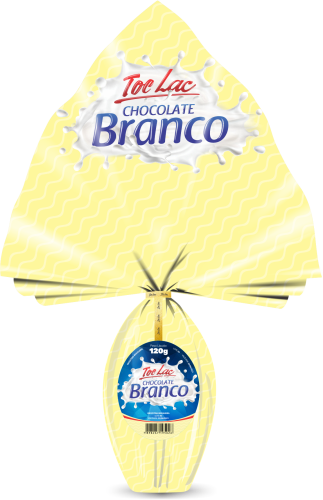 imagem de OVO PASCOA TOC LAC 120G BRANCO