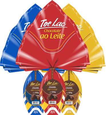 imagem de OVO PASCOA TOC LAC 125G CHOC AO LEITE