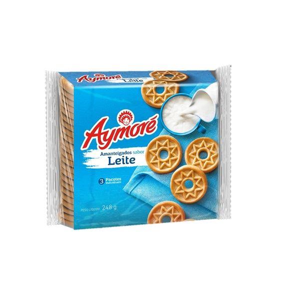imagem de BISC AYMORE AMANTEIGADOS 248G LEITE