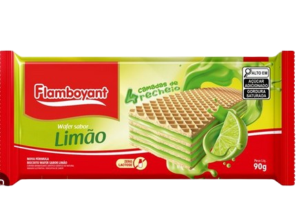 imagem de WAFER FLAMBOYANT 90G LIMAO