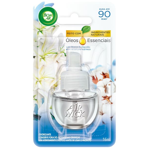 imagem de PURIF BOM AR 16ML LIRIO E ALGODAO REFIL