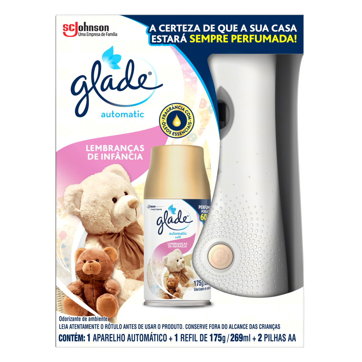 imagem de GLADE AUTOMATIC 3EM1 AP 269ML LEMBRANCAS DE INFANC