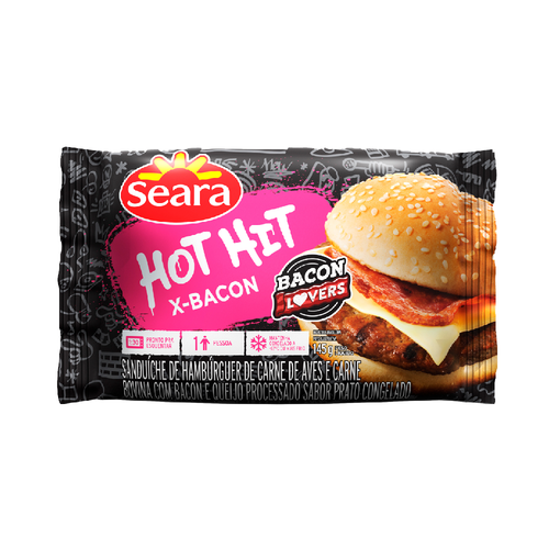 imagem de HOT HIT SEARA 145G X-BACON