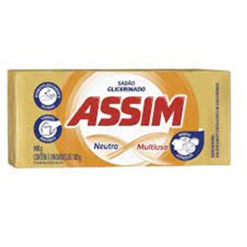 imagem de SABAO BARRA ASSIM NEUTRO 800G C/5UN