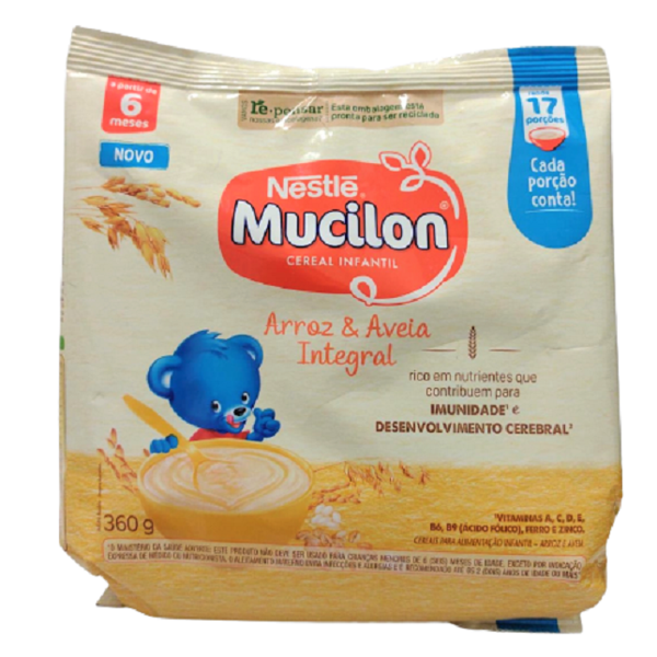 imagem de MUCILON 360G ARROZ E AVEIA INT. SACHE