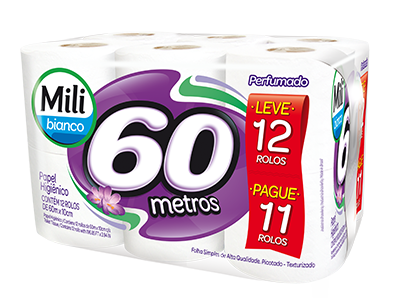 imagem de PAPEL HIG MILI 60 MT C/12 BIANCO PERF