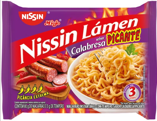 imagem de NISSIN LAMEN 85G CALABRESA PICANTE