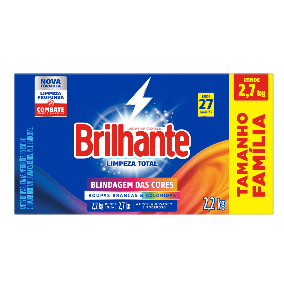 imagem de SABAO PO BRILHANTE 2,2KG LIMP TOTAL CAIXA