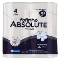 imagem de PAPEL HIG FOFINHO ABSOLUTE PREM C/4 20M FT