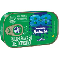 imagem de SARDINHA 88 LAJE RALADA 110G EM OLEO