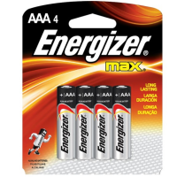 imagem de PILHA ENERGIZER MAX AAA4 C 4 PALITO