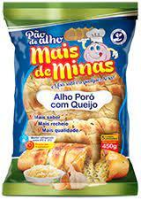 imagem de PAO DE ALHO MAIS DE MINAS 480G ALHO PORO C/QUEIJO