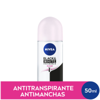 imagem de DS NIVEA 50ML ROLL-ON IN BLACK WHITE CLEAR