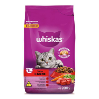 imagem de WHISKAS SECO 900G CARNE 1+ANOS