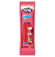 imagem de BALA DE GELATINA FINI 15G TUBES MORANGO BRILHO