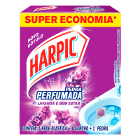 imagem de PEDRA SANIT HARPIC 25G AROMA PROMO PLUS LAVANDA
