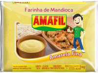 imagem de FAR MANDIOCA AMAFIL 1KG AMARELA FINA