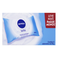 imagem de SAB NIVEA  HIDRATANTE PROT LEITE C/6