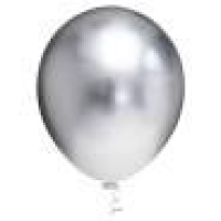 imagem de BALAO PIC PIC N9 PLATINO PRATA C/25UN