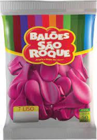 imagem de BALOES SAO ROQUE N 7 LISO ROSA SHOCK C  50