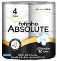 imagem de PAPEL HIG FOFINHO ABSOLUTE C/4 30M FD