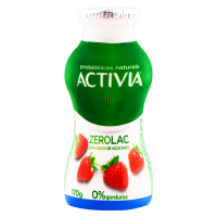 imagem de IOG ACTIVIA 170G MORANGO ZERO LACTOSE