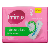 imagem de ABS INTIMUS PROT DIARIO C/15 FRESCOR DIARIO