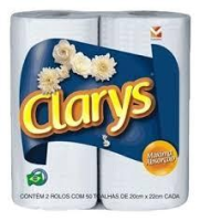 imagem de PAPEL TOALHA CLARYS C 2