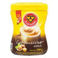 imagem de CAPPUCINO 3 CORACOES 200G AVELA