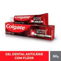 imagem de C D COLGATE 60G LUMINOUS WHITE CARVAO ATIVADO