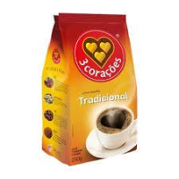 imagem de PO DE CAFE 3 CORACOES 250G TRADICIONAL