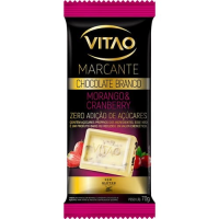 imagem de CHOC VITAO MARCANTE 70G CHOC BCO MORANGO E CRANBER
