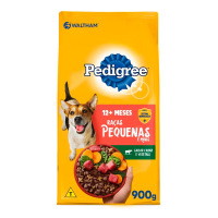 imagem de RACAO P/ CAES PEDIGREE 900G R. PEQUENAS E MINIS