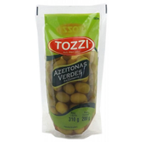 imagem de AZEITONAS VERDE TOZZI 200G C/CAROCO SACHE